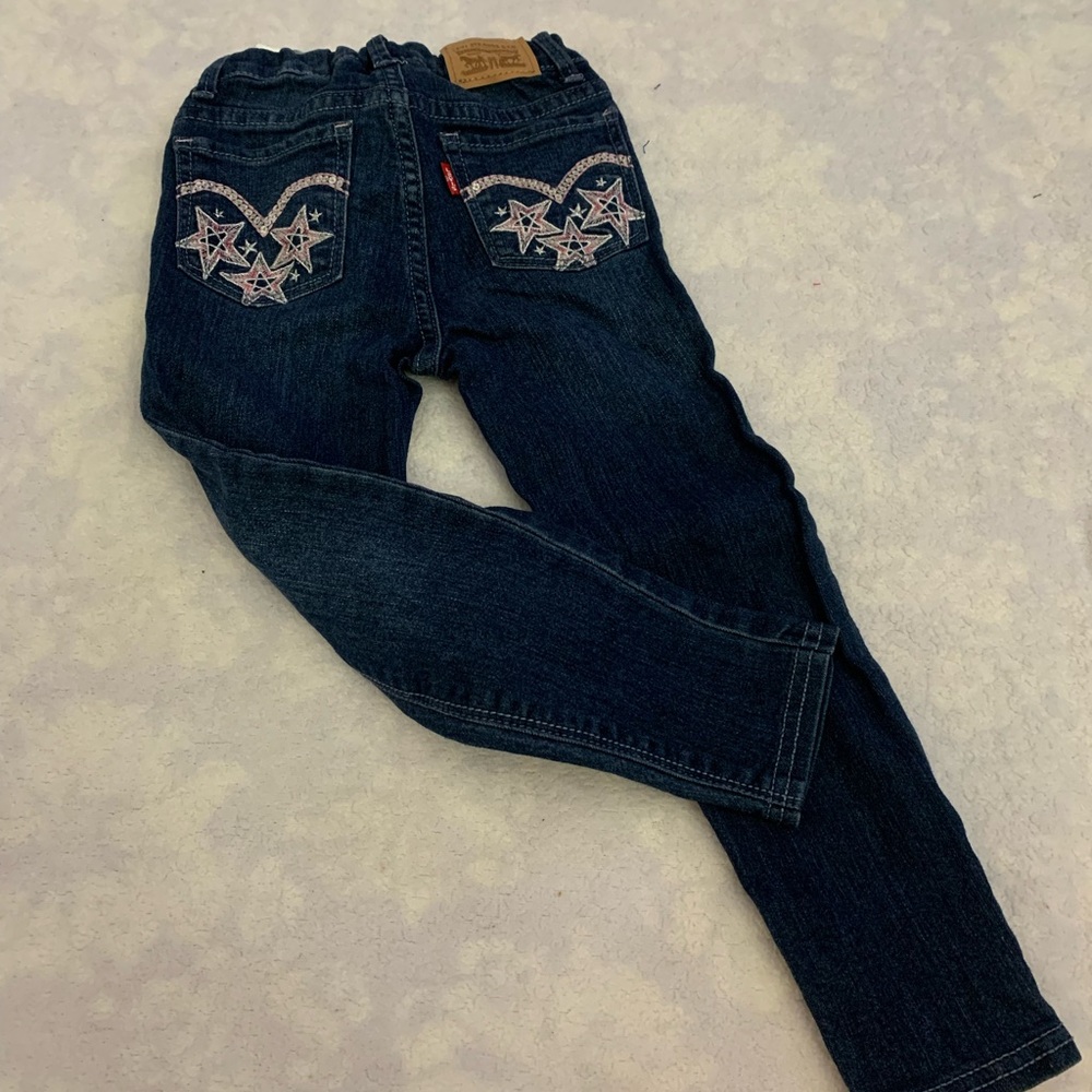 Girls Levi's Blue Denim Jeans